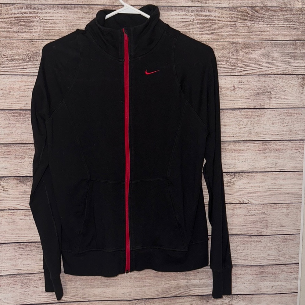 Nike Dri-Fit Full Zip Sweatshirt, Size M, Black